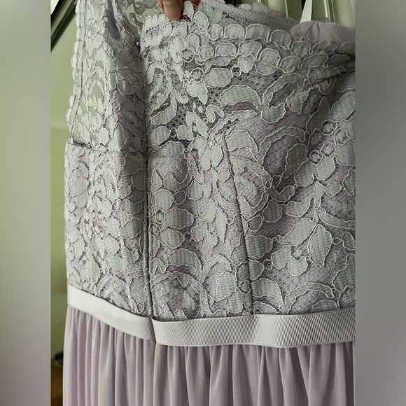 David’s Bridal bridesmaid gown in color Iris - Picture 6 of 7